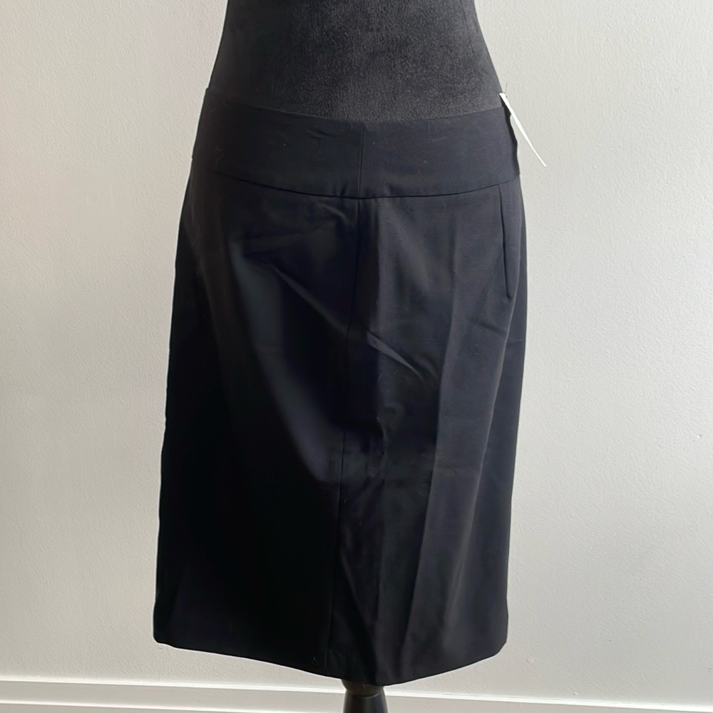 Banana Republic lined black pencil skirt